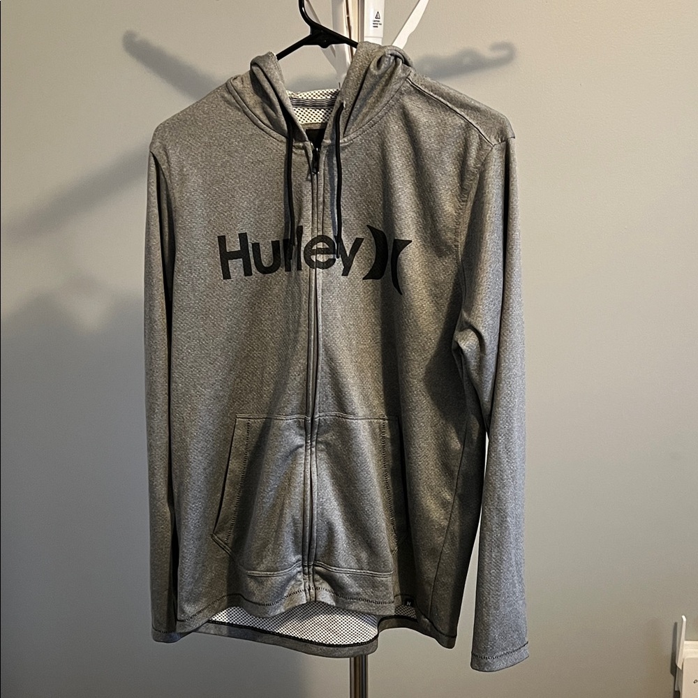 Hurley Charcoal Full-Zip Hoodie